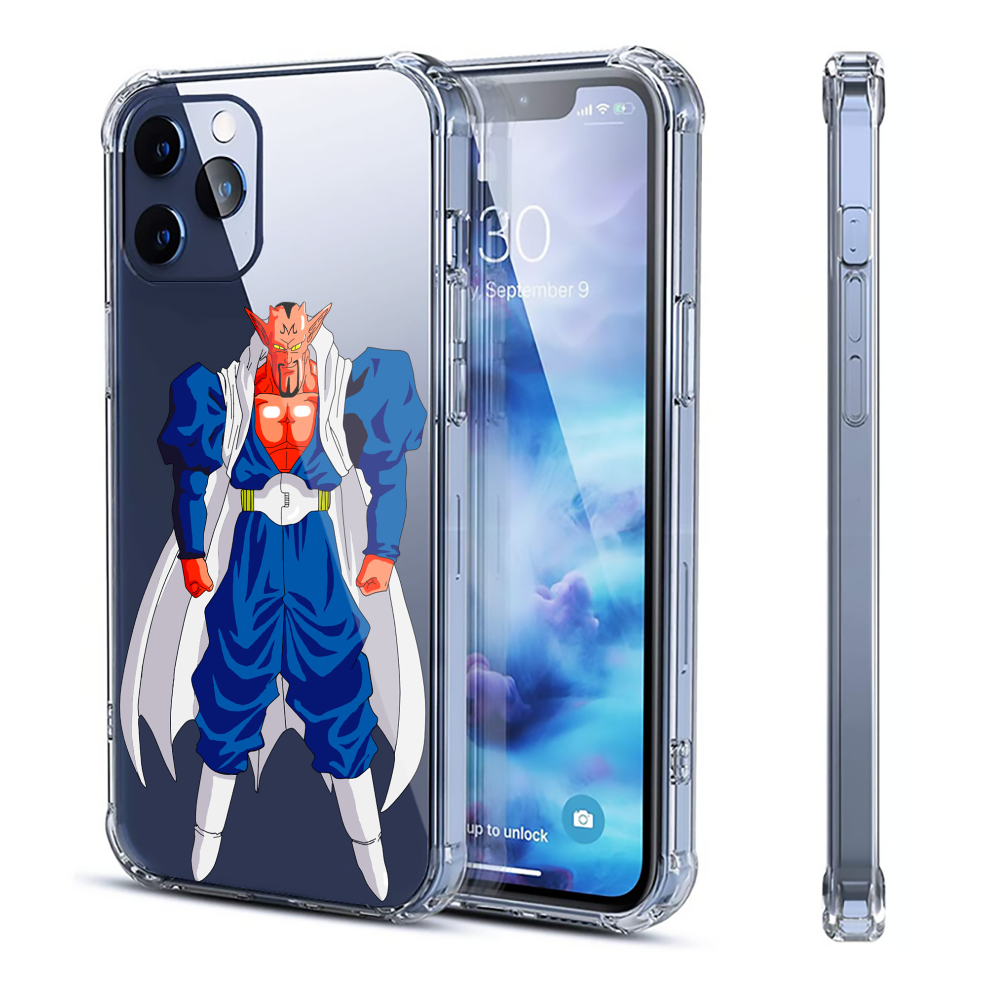 （画像用） ドラゴンボール DRAGON BALL 【iPhone 12シリーズ対応】透明スマホケース（クリアソフトケース）